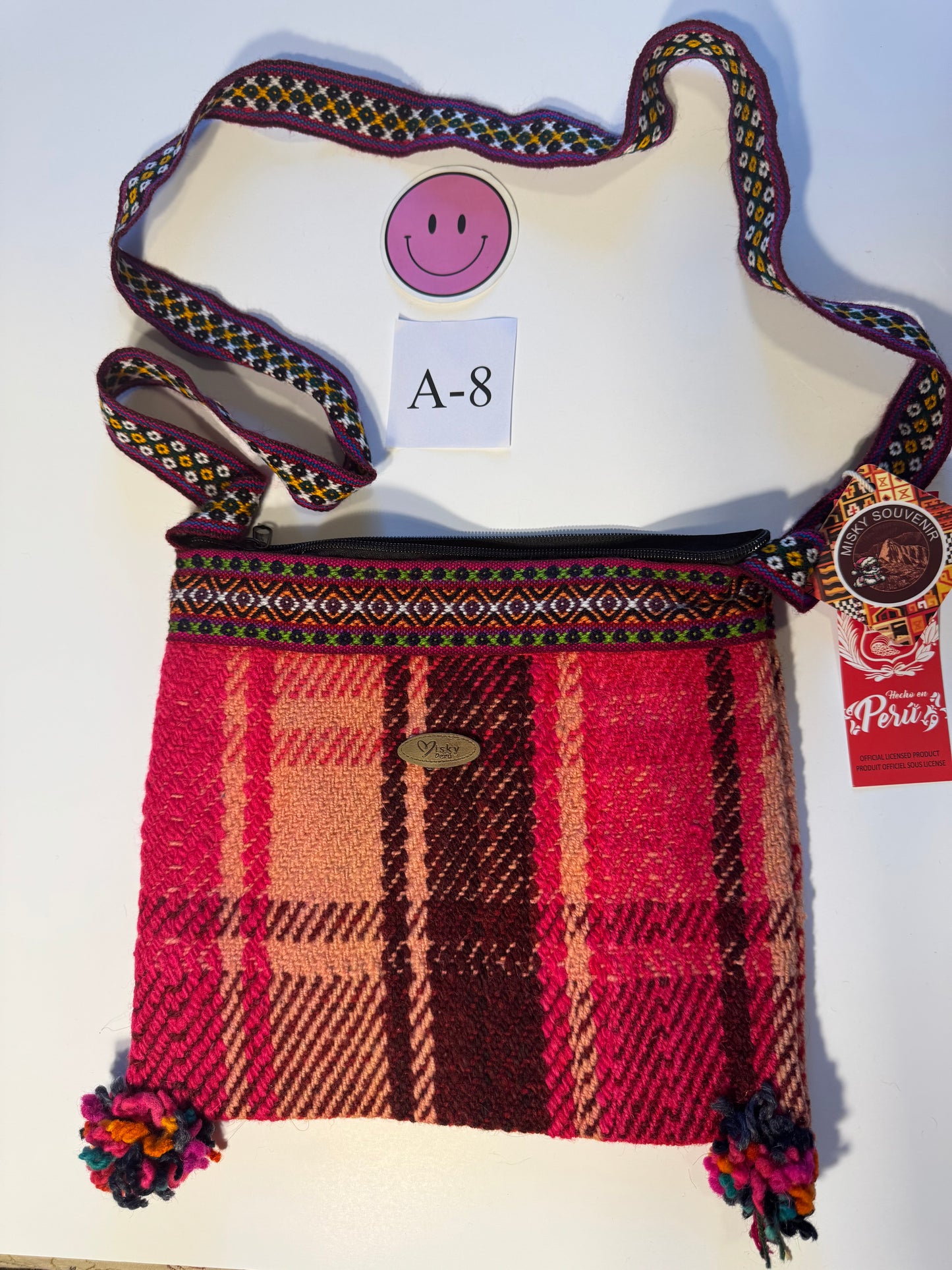 Handwoven Peruvian Shoulder Bag A-8