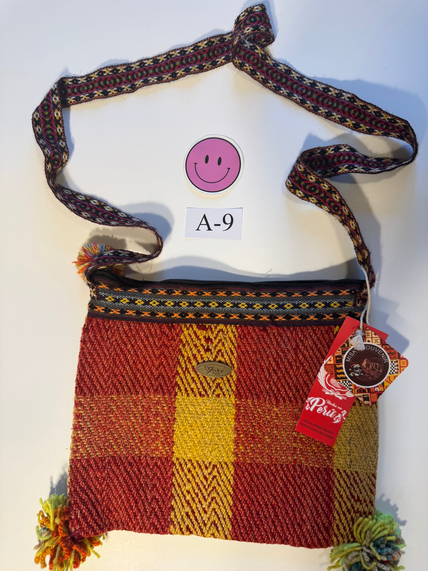 Handwoven Peruvian Shoulder Bag A-9