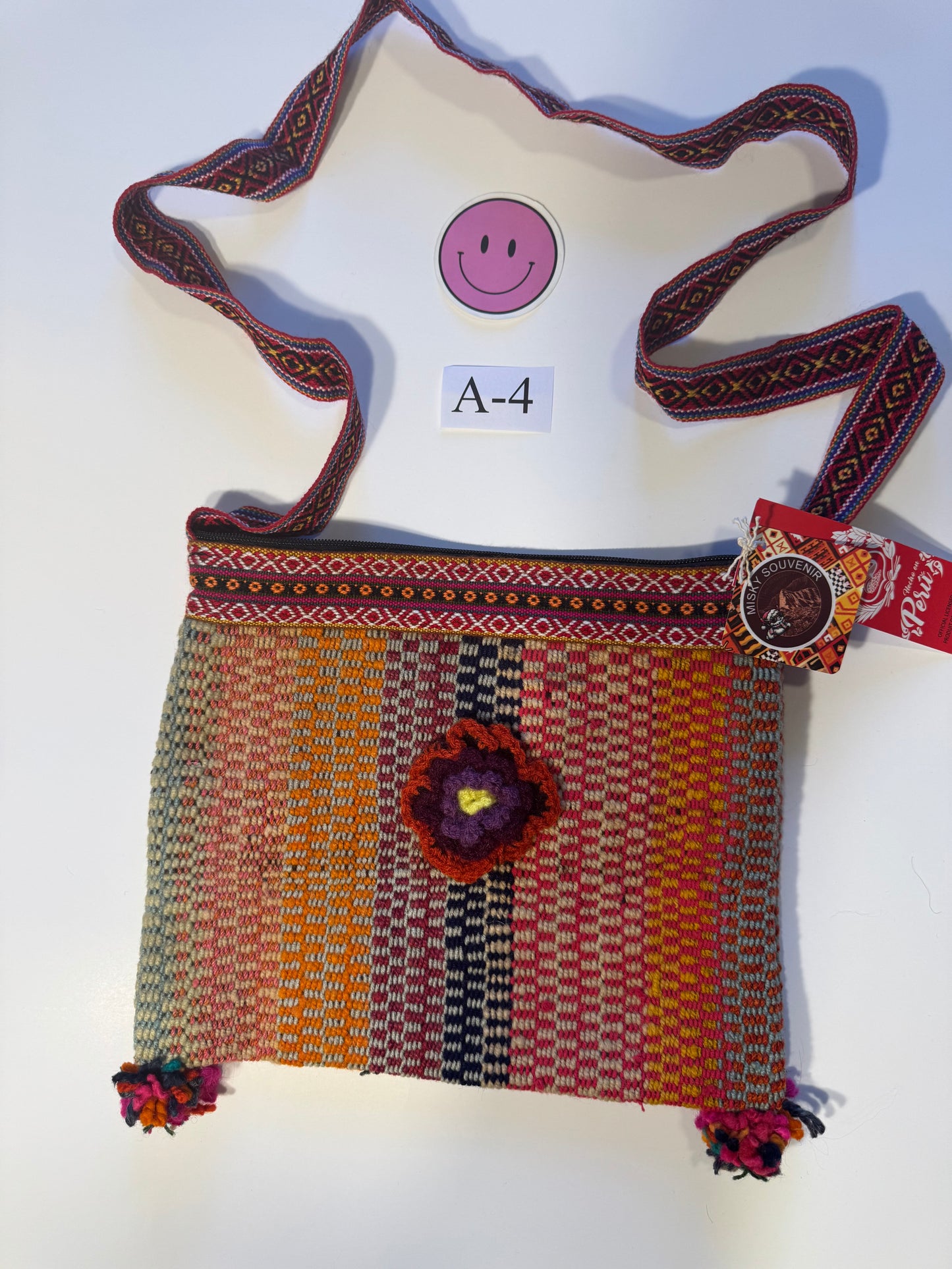 Handwoven Peruvian Shoulder Bag A-4
