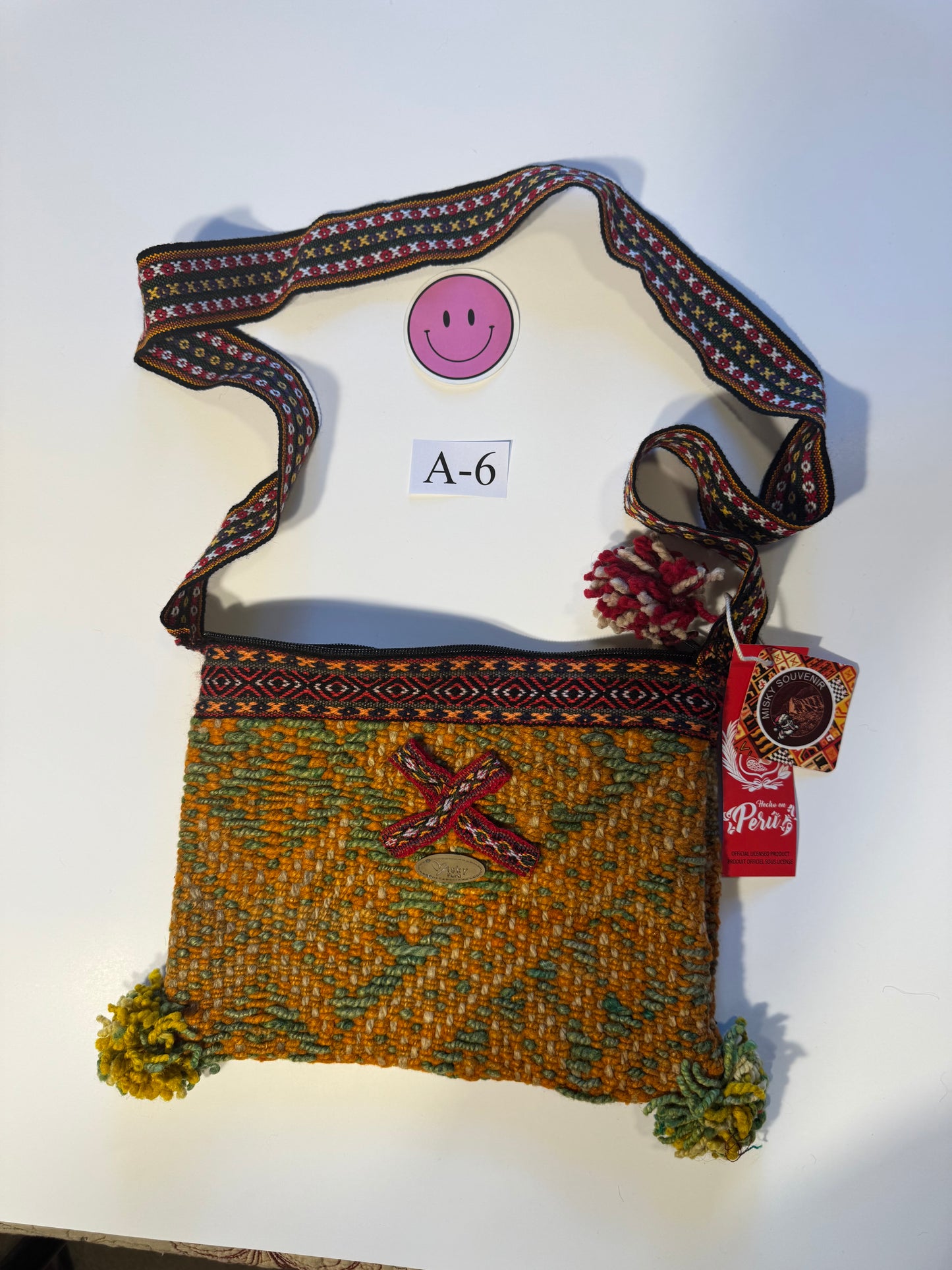 Handwoven Peruvian Shoulder Bag A-6