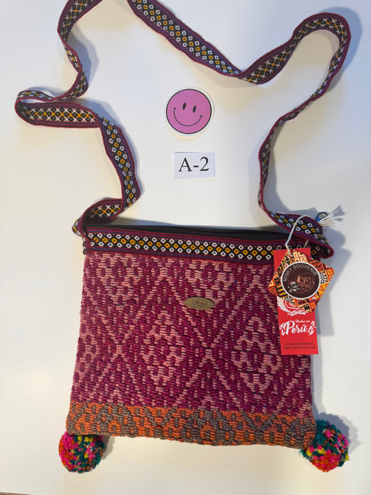 Handwoven Peruvian Shoulder Bag A-2