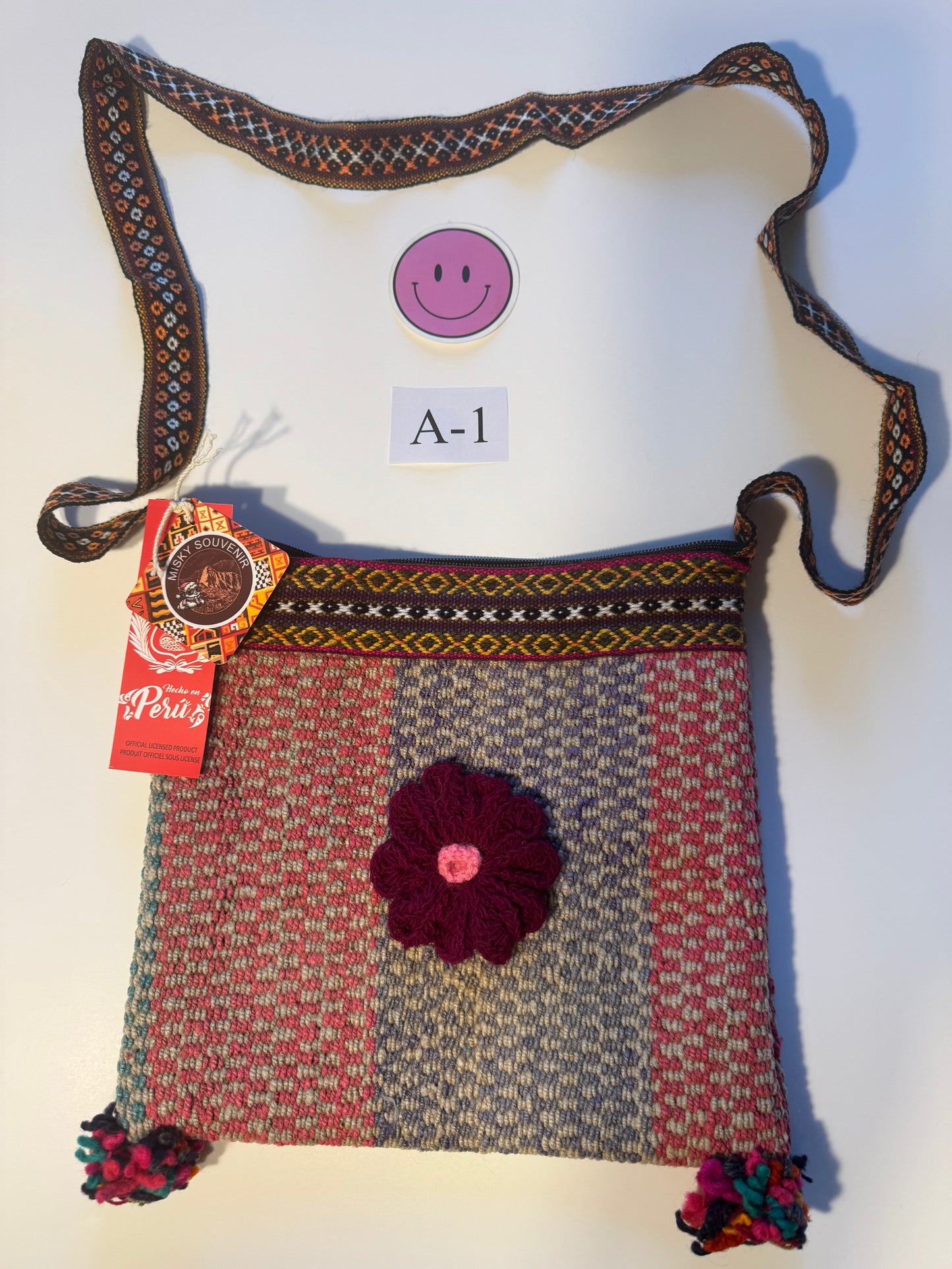 Handwoven Peruvian Shoulder Bag A-1